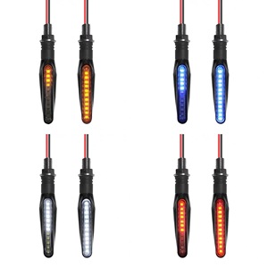 ไฟเลี้ยวแบบเรียงลำดับ Sx One Line Sequential Turn Signal Led 12V สำหรับมอเตอร์ไซค์และจักรยานไฟฟ้า  กันน้ำ - Product Image 5