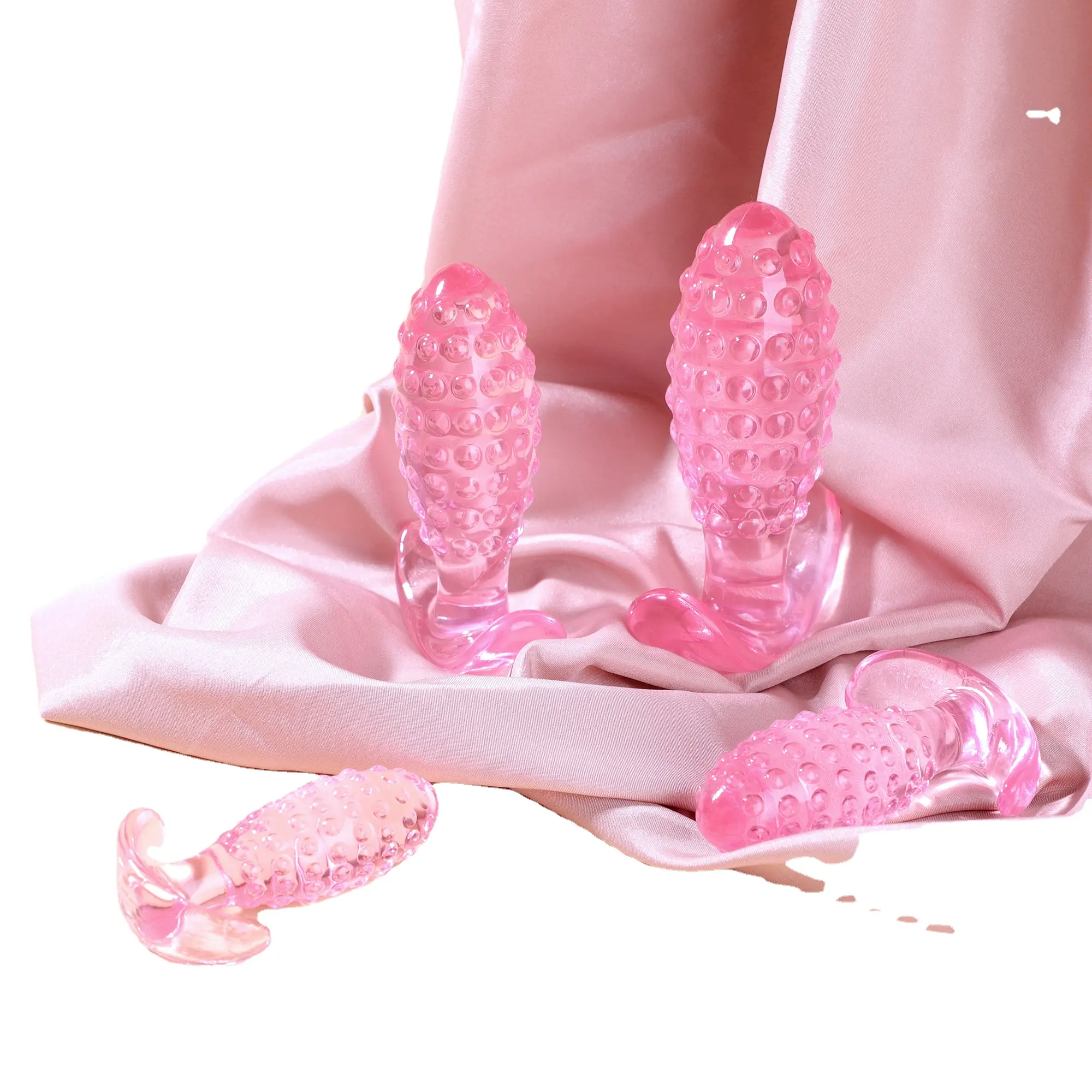 Nouveau ananas couleur transparente petit plug anal arrière tirer perle jouets sexuels pour les femmes