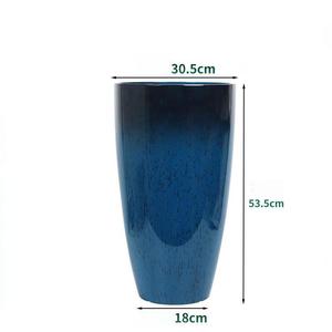 Pot de <span class=keywords><strong>fleurs</strong></span> décoratif pour jardin, intérieur, salon, décoration artificielle, grands pots de <span class=keywords><strong>fleurs</strong></span> en plastique pour l'<span class=keywords><strong>extérieur</strong></span> - Product Image 5