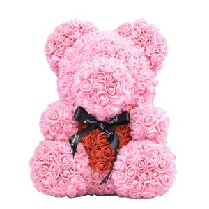 Oso rosa de peluche de espuma artificial romántica para niños Profesor Madre Graduación <span class=keywords><strong>Casa</strong></span> Calentamiento - Product Image 5