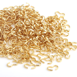 Stainless Steel 3-Shaped Buckle <b>Ear</b> <b>Clip</b> Jewelry Findings For Bracelet Making Mixed Shapes Gold Plated H1737 - Product Image 3