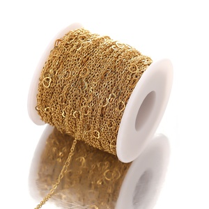 Catene a maglie a forma di cuore all'ingrosso per la creazione di gioielli fai da te, componenti per collane e accessori per braccialetti fatti a mano - Product Image 6