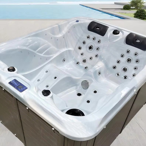 Jacuzzi de Diseño Moderno, Spa Exterior, Piscina Portátil, Jacuzzi Independiente para el Suelo - Product Image 1
