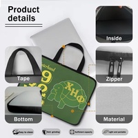 Sac pour ordinateur portable ZPB Zeta Phi Beta personnalisé, très vendu, portable, multi-tailles, pour le bureau, fournitures de bureau, thème sororité