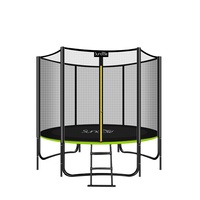 Sundow Gros 6ft-16ft Printemps Jeux À L'élastique avec Enceinte De Sécurité Extérieure Trampoline