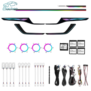 Kit de Actualización de Iluminación Interior Personalizado con Luz Ambiental Dinámica de 64 Colores para Ford Focus MK4 2019-2025 - Product Image 1