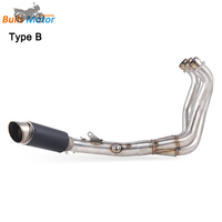 Pour YAMAHA MT09 FZ09 XSR900 traceur 900 900GT FJ09 tuyau d'échappement moteur système d'échappement en-tête 2014 2015 2016 2017 2018 2019 2020