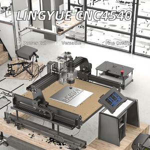 500 Wát CNC Máy tính để bàn máy <span class=keywords><strong>3</strong></span> trục cho kim loại Acrylic PCB MDF khắc phay NC Studio hệ thống điều khiển mang động cơ lõi - Product Image 2