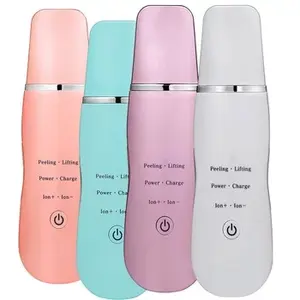 Bulk Droppshipping Peeling Facial Massager Exfoliating Ultrasonic Skin Scrubber Cleaner for Home