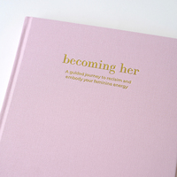 Cahier de journal à couverture rigide et à couverture personnalisée pour filles Couverture en tissu rose Produits laitiers pour l'entretien personnel avec bordure dorée