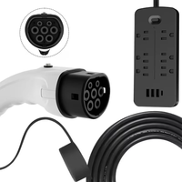 Câble de décharge pour voiture électrique, dispositif de prise de courant, portable, norme européenne, voiture-chargeur, adapté au camping en plein air avec