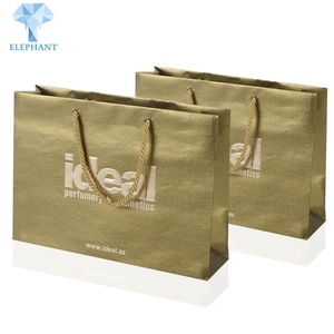 China Color CMYK Printing Recycled Shopping <b>Gift</b> Packaging Paper Bag With Your Own Logo - Product Image 6