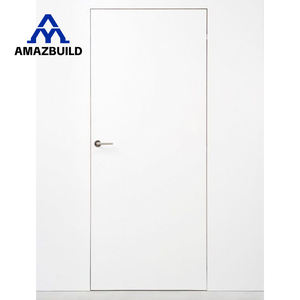 Porte intérieure invisible AMAZBUILD en contreplaqué insonorisé, finition laquée, design encastré, pour <span class=keywords><strong>chambre</strong></span> à coucher, portes intérieures cachées - Product Image 4