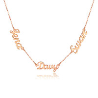 Collier personnalisé avec nom, chaîne en acier titane avec fermoir réglable, pendentif en acier inoxydable avec lettre personnalisée
