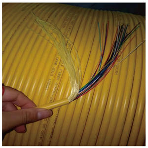 Produsen Warna Oranye Benang Aramid Kekuatan Tarik 8 10 12 Inti Mode Tunggal Multi Mode Kabel Serat Optik Dalam Ruangan Gjfjv - Product Image 3
