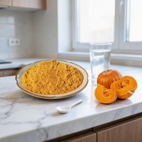 Natuurlijk voedingsmiddelkwaliteit pompoensap poeder, kruidenextract, rijk aan vitamine C, 100% puur plantaardig materiaal voor voedselproductie, fles
