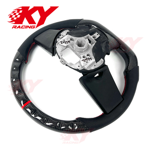 Accessoires intérieurs de voiture, volant en fibre de carbone de course pour Ford Mustang GT V6 Shelby Cobra Bullitt 2004-2010 - Product Image 4