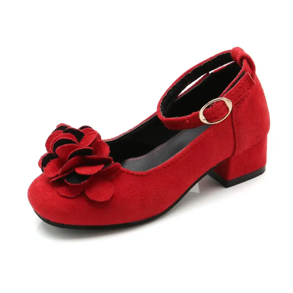 New Suede Red Student Cheerleading performance shoes