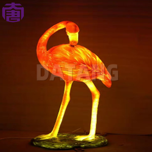 3d Animal Flamingo Art Lamp For Street And Garden Decoration Outdoor <b>Christmas</b> <b>Lights</b> - Product Image 3
