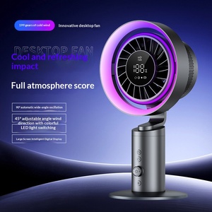 Ventilateur de bureau portable intelligent rechargeable haute qualité, puissant et très demandé pour l'été - Product Image 6