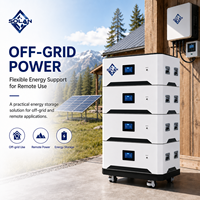 Batería de Litio Apilable de Grado A, 48V 51.2V 100Ah 200Ah 314Ah 400Ah Lifepo4 para Sistema Solar