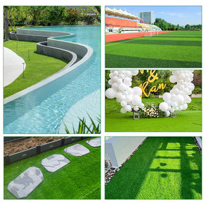 Gazon artificiel <span class=keywords><strong>40</strong></span> <span class=keywords><strong>mm</strong></span> pour l'intérieur et l'extérieur pour l'arrière-cour et le jardin féerique Décor gazon <span class=keywords><strong>synthétique</strong></span> - Product Image 5