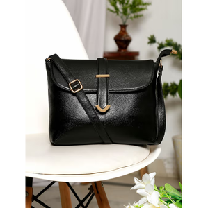 Elegante Bolso Bandolera de Cuero 100% Genuino para Mujer, Hecho a Mano, Duradero y Ligero, Perfecto para el Trabajo de Oficina - Product Image 4