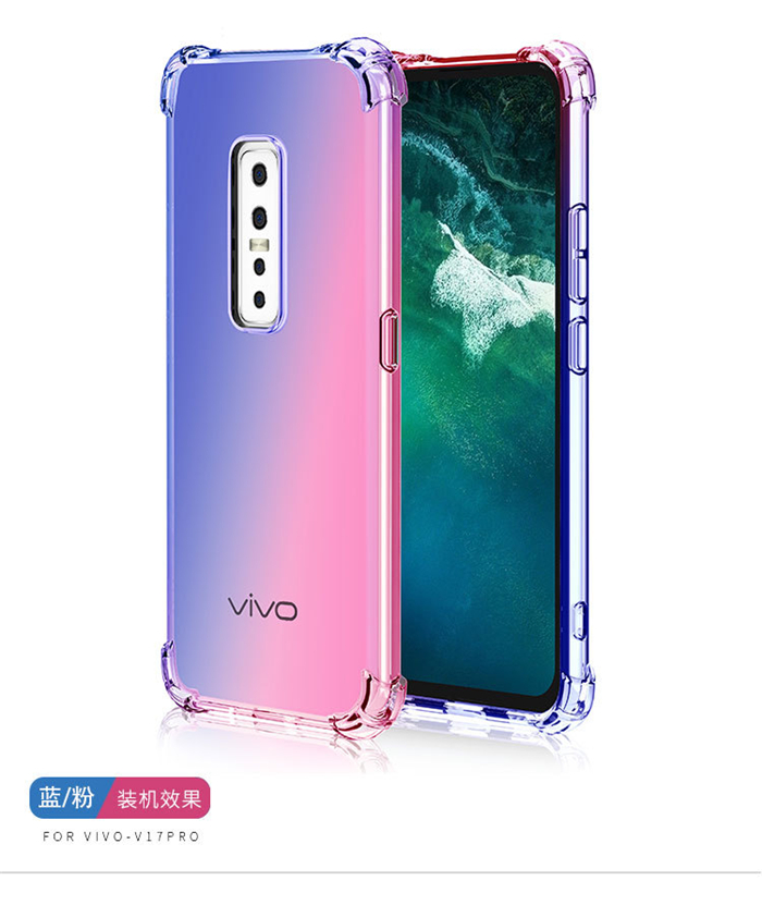 สีฟ้า + สีชมพู