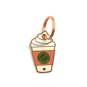VastGifts Metal Keychain Customized Leaf Tea Design Soft Hard Enamel Keychains for <b>Bag</b> Decoration - Product Image 2