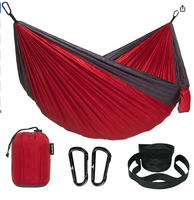 Hamac adapté à l'équipement de hamac de camping, à la survie en sac à dos extérieur ou au nylon de parachute léger portable de voyage