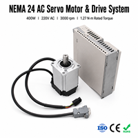 Kit Moteur Servo AC et Driver 400W 750W 1kW 2kW 2.5kW 220V 380V Gamme Complète Certifié CE pour l'Industrie de l'Automatisation Prise en Charge OEM