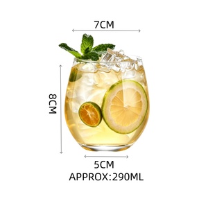 Copa de cóctel Collins de pared recta para Long Island Iced Tea, Gin Tonic, Mojito - Cristalería de diseño nórdico/minimalista - Product Image 6