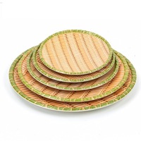 Eco-vriendelijke 8/9/10/12/14 inch melamine ronde dinerborden, modern luxe servies voor feestjes, restaurants en thuis.