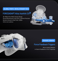 Controlador Flydigi Apex 5 con Joystick FORCEFLEX de Tensión Ajustable y Tira de Luz RGB para Juegos en Switch, PC, iOS y Android