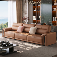 Canapé inclinable électrique en cuir trois places, multifonctionnel, avec porte-gobelets extensible, pour salon et appartement – Vente en gros