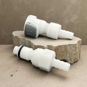 מחבר צינור מהיר BRT 1/4 אינץ' עם חיבור מהיר מפלסטיק למערכת מים ואוויר - Product Image 5