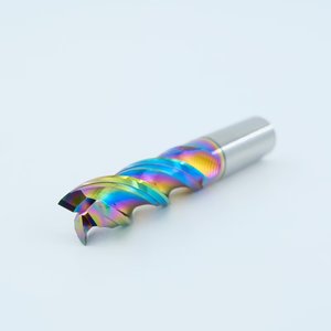 End Mill Máy Cắt 3 Sáo Flat End Mill Dlc Lớp Phủ Vuông End Mills Cho Nhôm Nhôm Sâu Rãnh Phay Cutter - Product Image 3