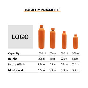 Gourde isotherme moderne en acier inoxydable à <span class=keywords><strong>double</strong></span> <span class=keywords><strong>paroi</strong></span> de 500 ml avec logo personnalisé, idéale pour la salle de sport, les voyages et le bureau - Product Image 5