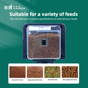 Máy cho cá ăn tự động bằng nhựa cao cấp T-8800 với hộp hẹn giờ, dùng cho bể cá trong nhà & ngoài trời & phụ kiện bể cá tròn - Product Image 4