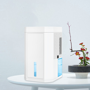 Осушитель для дома с 7 цветными светодиодными лампами, автоматическое отключение, тихие портативные маленькие осушители 40 унций с настройкой времени - Product Image 6