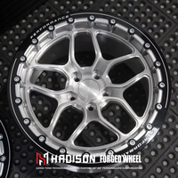 Jantes en alliage entièrement forgé 6061-T6 Beadlock, finition argent brossé, 5x114.3, 19 et 20 pouces, pour Nissan GT-R