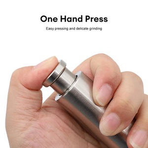 Molinillo manual de acero inoxidable para condimentos, molinillo de <span class=keywords><strong>pimienta</strong></span>, trituradora de prensa, mini Molinillo, molinillo de especias recién molido - Product Image 6