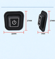 Interrupteur de contrôle de température Bluetooth, trois niveaux de chauffage, contrôleur de coussin chauffant intelligent en silicone avec fonction de minuterie