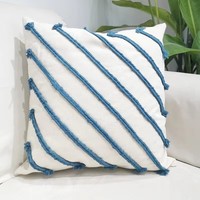 Fabricant vente en gros de mode Figure lin imprimé maison canapé décoration housse de coussin décoration maison taie d'oreiller