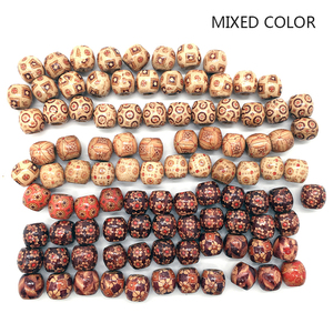 50PCS 17mm Big Size Hole Wooden <strong>Hair</strong> Beads Wood African <strong>Hair</strong> <strong>Braid</strong> Tube Rings Dreadlock Accessories <strong>Hair</strong> <strong>Jewelry</strong> <strong>for</strong> Dreadlock - Product Image 2