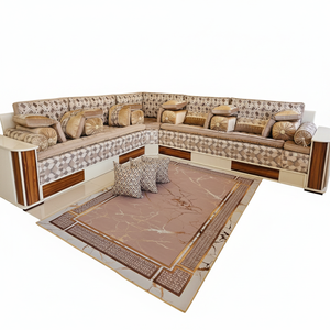 Sofá estilo Majlis árabe, diseño clásico, elegante conjunto para sala de estar, asientos de esquina de lujo, diseño que ahorra espacio - Product Image 2