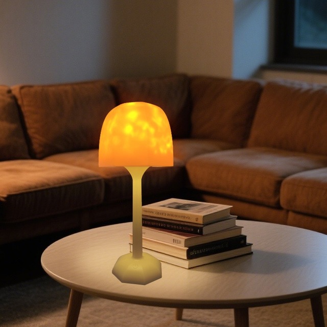 Wholesale Water Ripple Projector Firefly Desk Lamp Romantic LED Ambient Night Light for Bedroom Sleep Atmosphere Table Lamp