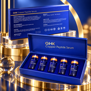 Sérum de soin de la peau au cuivre bleu, fabricant OEM ODM, traitement facial hydratant et adoucissant - Product Image 4