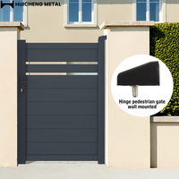 Portail de jardin et clôture résidentielle en aluminium moderne, étanche, antirouille, résistant aux UV, facile à installer, écologique