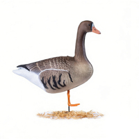Équipement de protection et appât imprimé directement en forme de grande plume d'oie blanche haute définition, idéal pour la chasse en extérieur.
